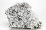 Gleaming Pyrite with Chalcopyrite and Quartz - Peru #213677-1